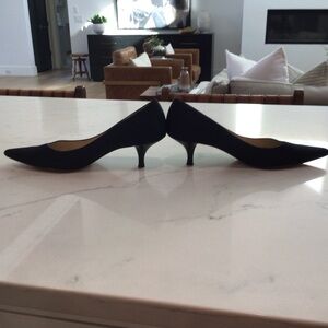 Oscar de la Renta Vero Cuoio Black Pump, Size 8.5